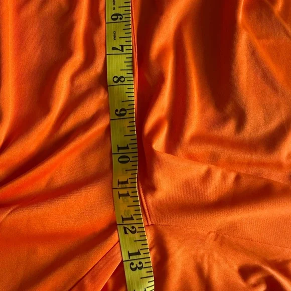 Reebok Orange Athletic Shorts Lightweight Breathable - Picture 6 of 8